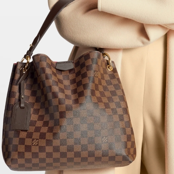 Louis Vuitton LV Beautiful Hobo Graceful PM Damier Eben Shoulder bag/Purse - Picture 3 of 3